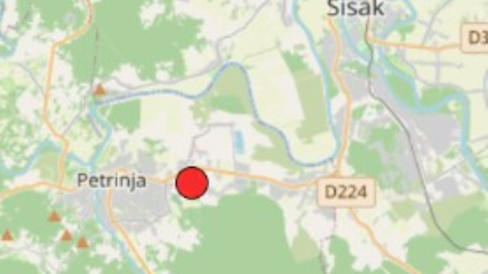 Novi potres kod Petrinje, srećom nije bio jak
