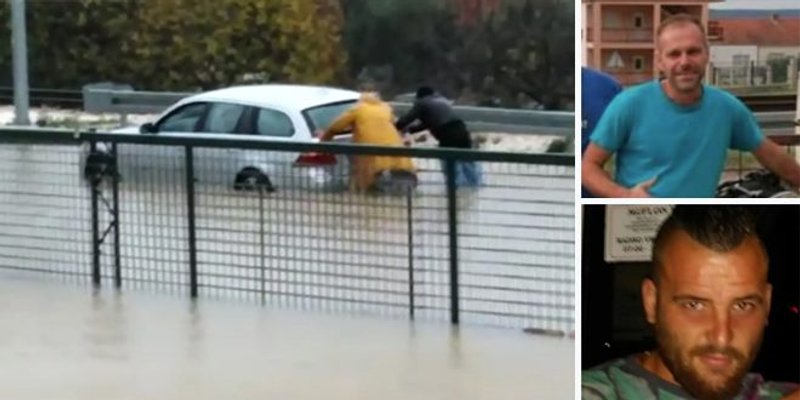 Spasili trudnicu koju je voda zatočila u autu u Kaštel Gomilici: 'Mislio sam da će je bujica odnijeti na prugu'