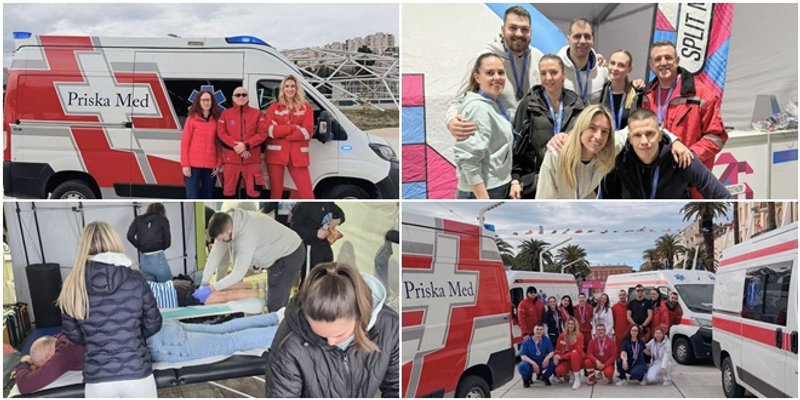 Više od 30 liječničkih intervencija na rekordnom Splitskom maratonu: 'Nije bilo težih ozljeda'