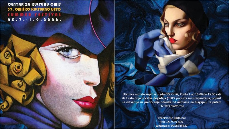 37. Omiško kulturno ljeto otvara se uz hit-komediju 'Dimnjačar' i bogat glazbeno-scenski program