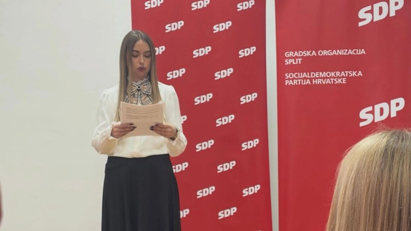 Splitski SDP ima novu mladu šeficu: 'Čeka nas puno posla'