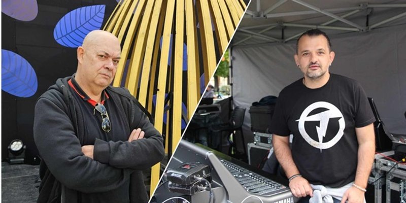 59. VINKOVAČKE JESENI Dubravko Mataković scenograf, Branimir Jovanovac glazbeni producent svečanosti otvorenja