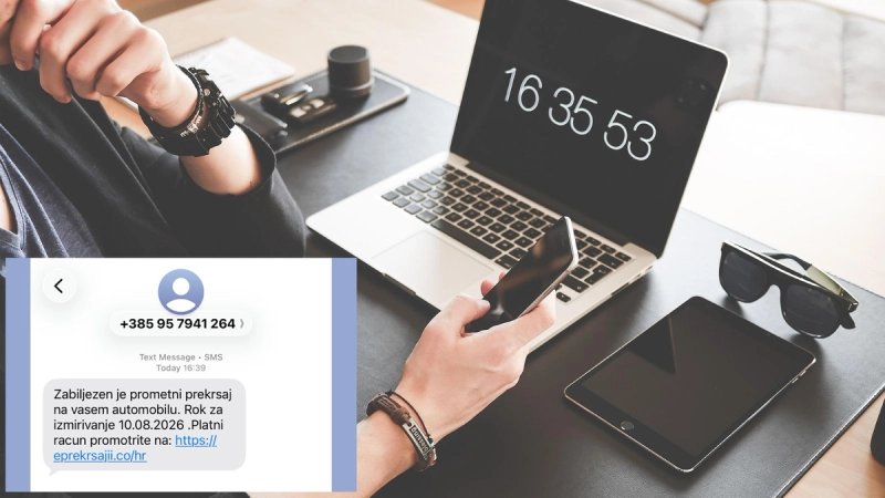 Upozorenje Ravnateljstva policije: 'Ovo je lažna internetska stranica'