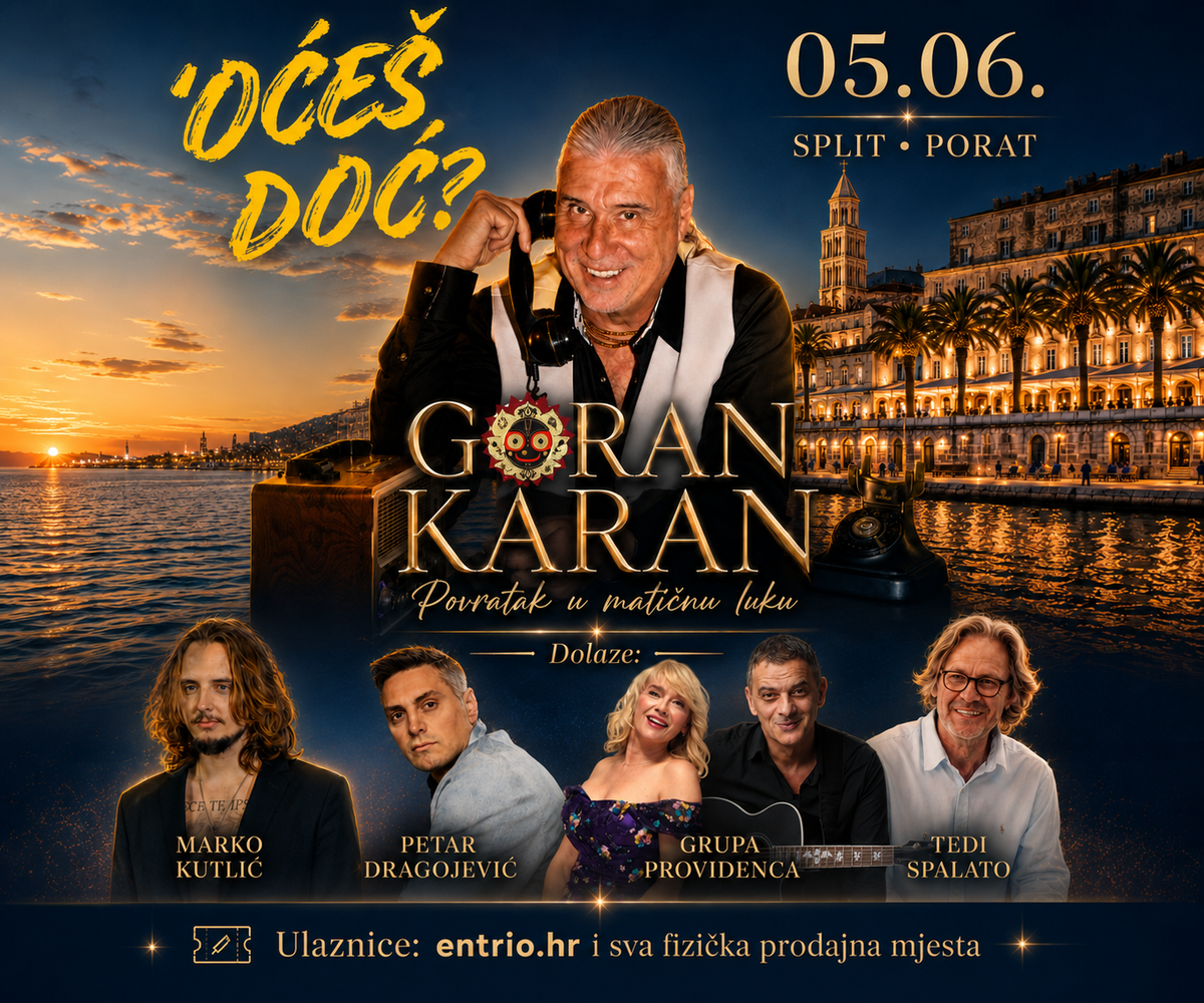GORAN KARAN UOČI KONCERTA 'Ovo je obnova zavjeta sa Splitom'