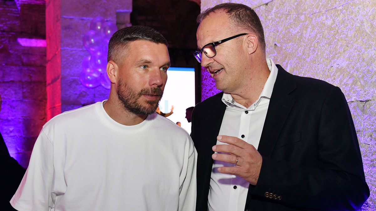 Lukas Podolski na svečanosti 'bijelih': 'Prvi put sam u Splitu, sve me o Hajduku zanima'