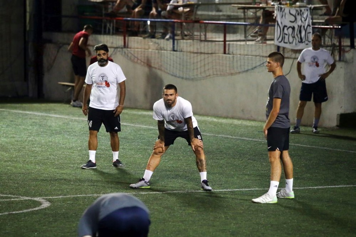 Livaja na Torcida kupu / foto: Veljko Martinović