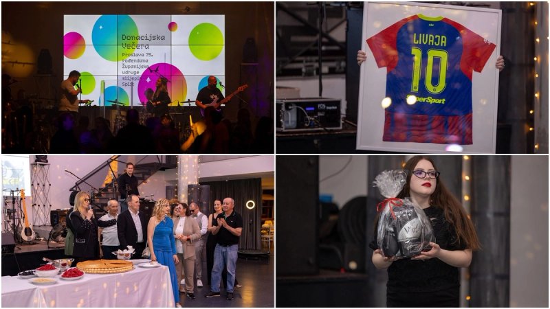 FOTOGALERIJA Pogledajte kako je bilo na donacijskoj večeri za Županijsku udrugu slijepih Split, prikupljeno 25 tisuća eura za kupnju kombija