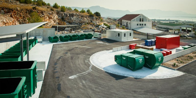 FOTOGALERIJA: U Trogiru otvoreno reciklažno dvorište, građani besplatno mogu donijeti otpad
