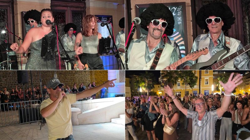 FOTO/VIDEO Disco groznica zahvatila centar Splita: Trg ispred HNK pretvorio se u plesni podij
