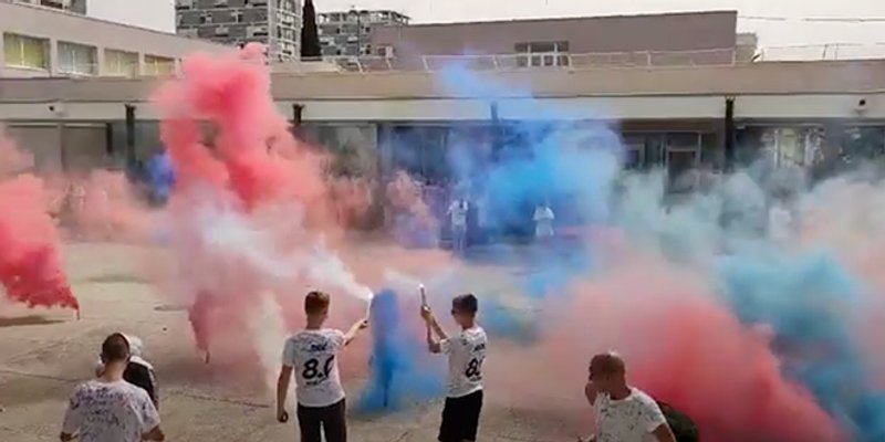 VIDEO Bakljada na Skalicama za kraj škole