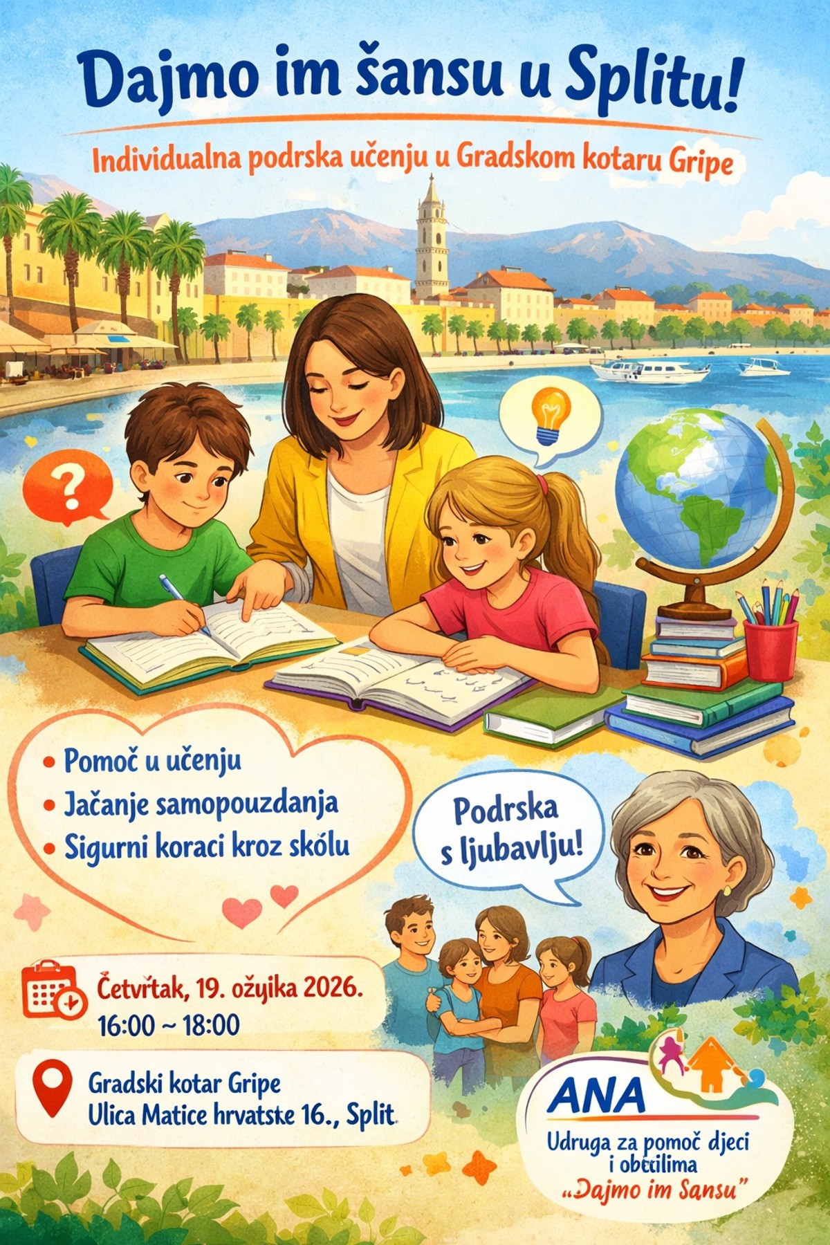 Djeci u Splitu ponovno otvorena vrata podrške: 'Dajmo im šansu'