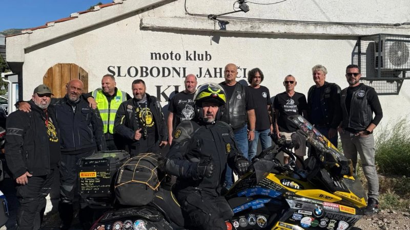 GOLEM IZAZOV Sedmorica dalmatinskih motociklista vozit će do krajnjih točaka Europe za oboljele od raka, krenuli iz Klisa