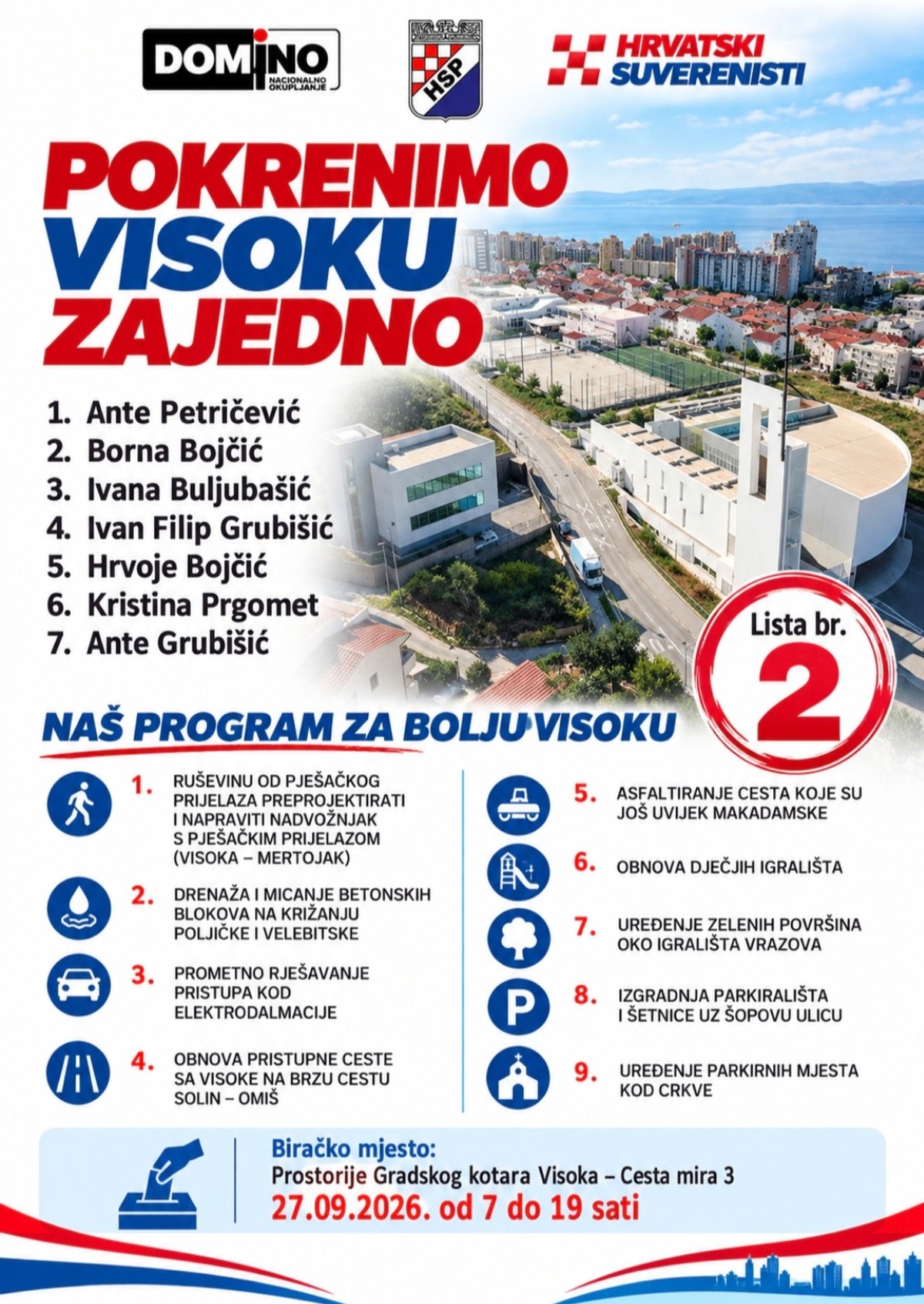 Vukovarska koalicija predstavila liste za Žnjan, Visoku i Kaštel Sućurac, među nositeljima 20-godišnjak