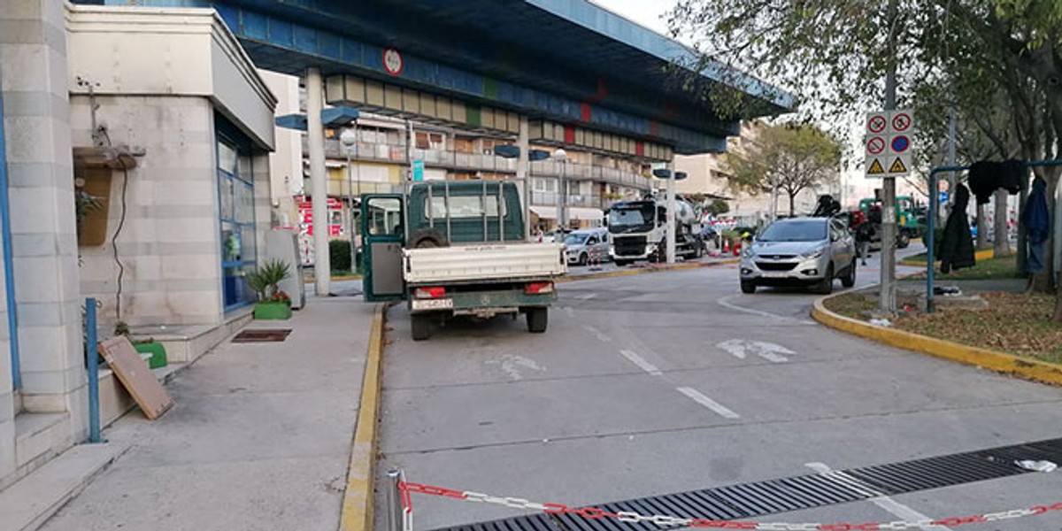 Zatvorena benzinska postaja Pojišan