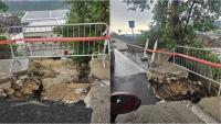 Obilne oborine oštetile prometnicu u Solinskoj ulici
