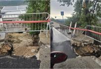 Obilne oborine oštetile prometnicu u Solinskoj ulici