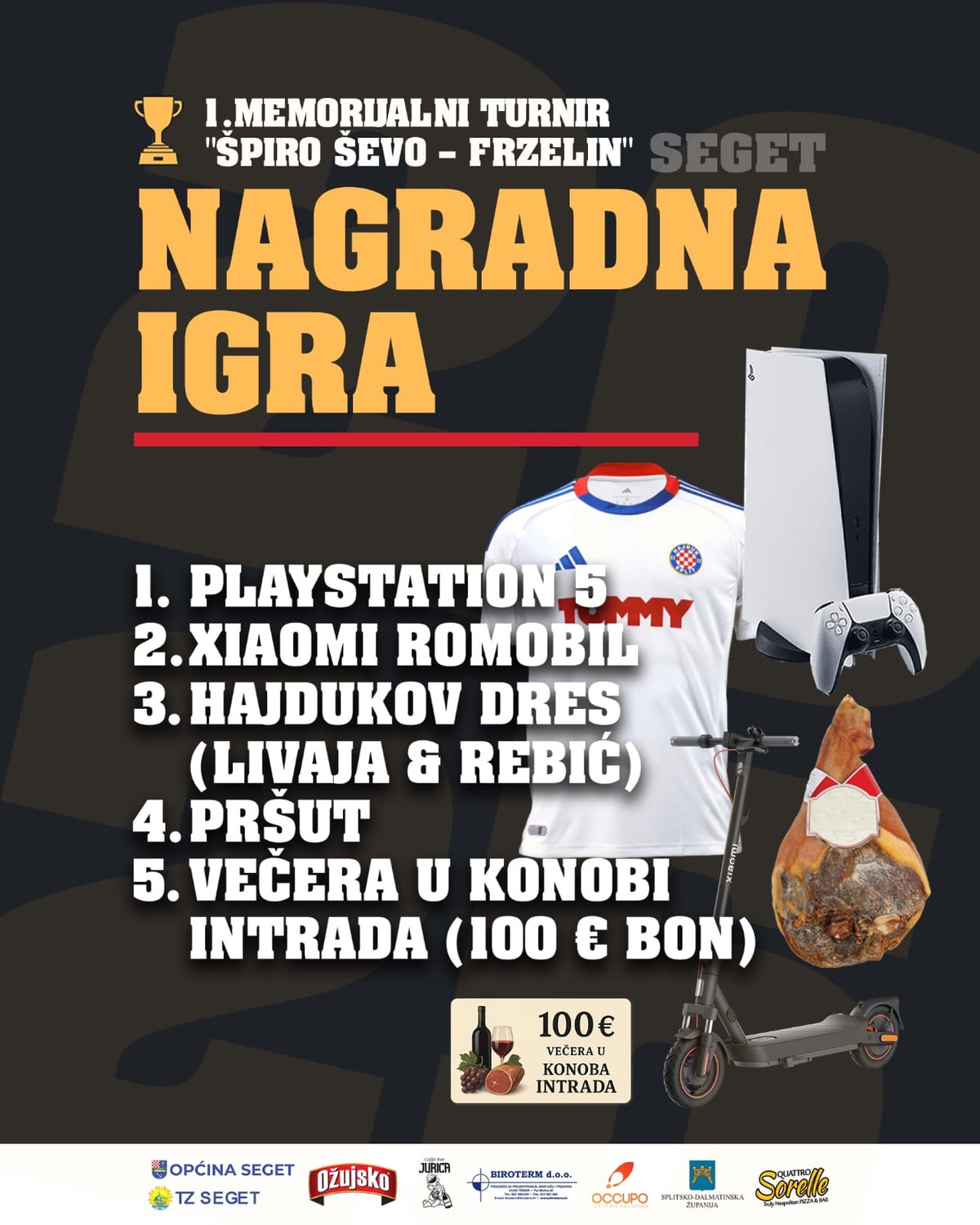 SEGET Završnica I. Memorijalnog turnira 'Špiro Ševo - Frzelin'