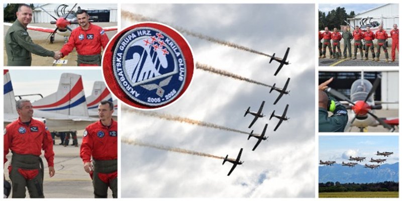 FOTO Spektakl na nebu: 'Krila Oluje' predstavila program nastupa za sezonu 2025.