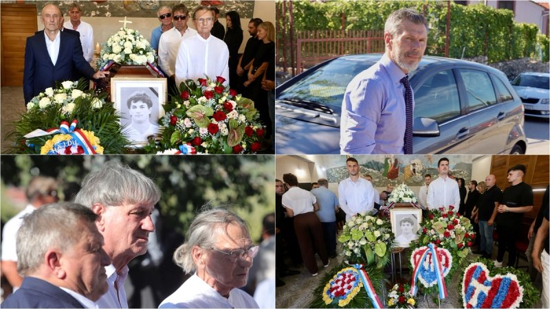 FOTOGALERIJA Posljednji ispraćaj Hajdukove legende Ivana Gudelja