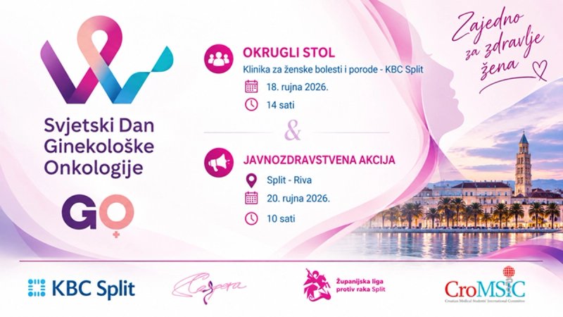 Pet karcinoma – pet liječnika – pet pacijentica: Svjetski dan ginekološke onkologije