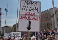 Thompson nije viđen na prosvjedu, ali nije moglo proći bez njega...