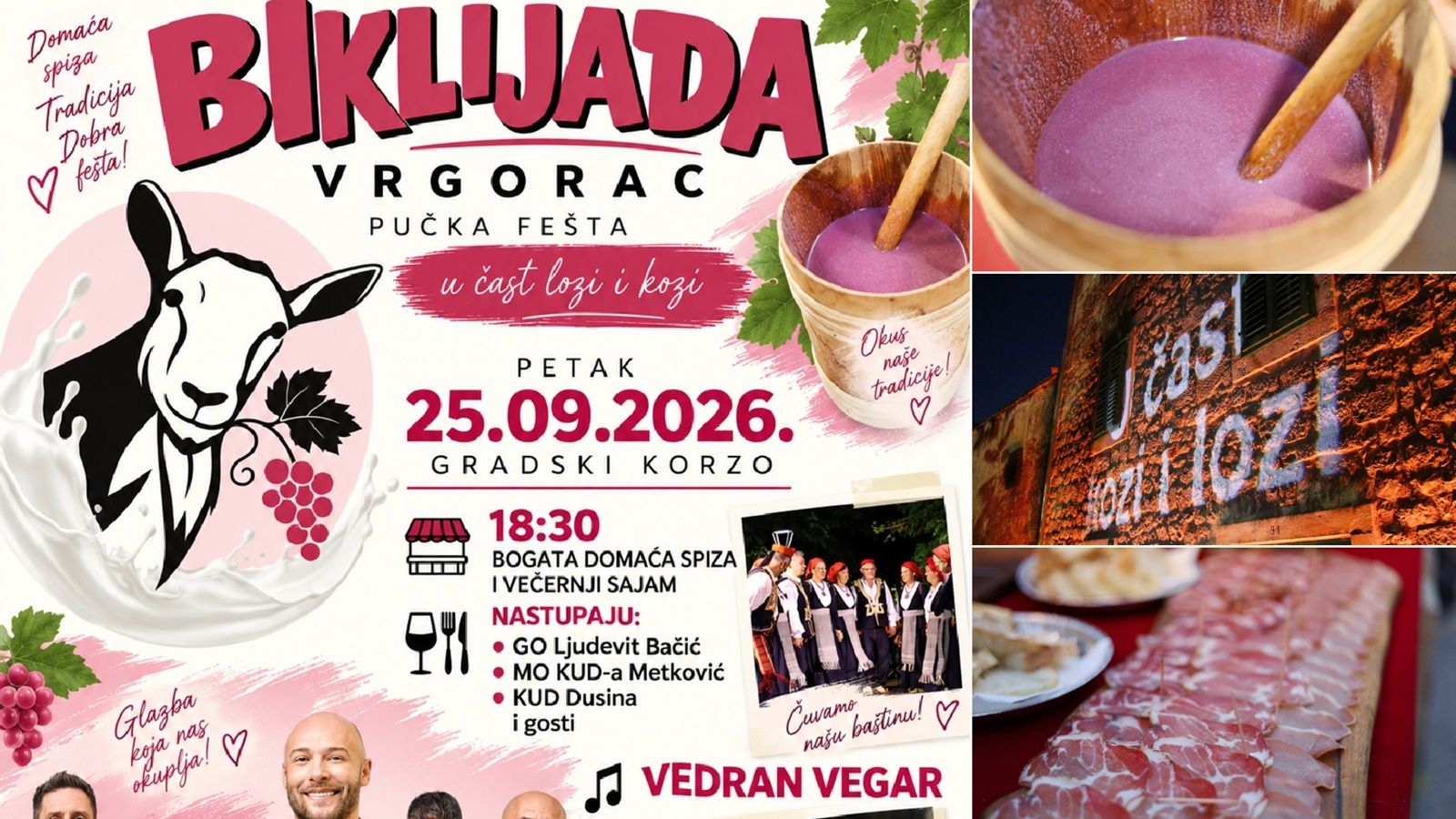 26. BIKLIJADA: Vrgorac slavi u čast lozi i kozi