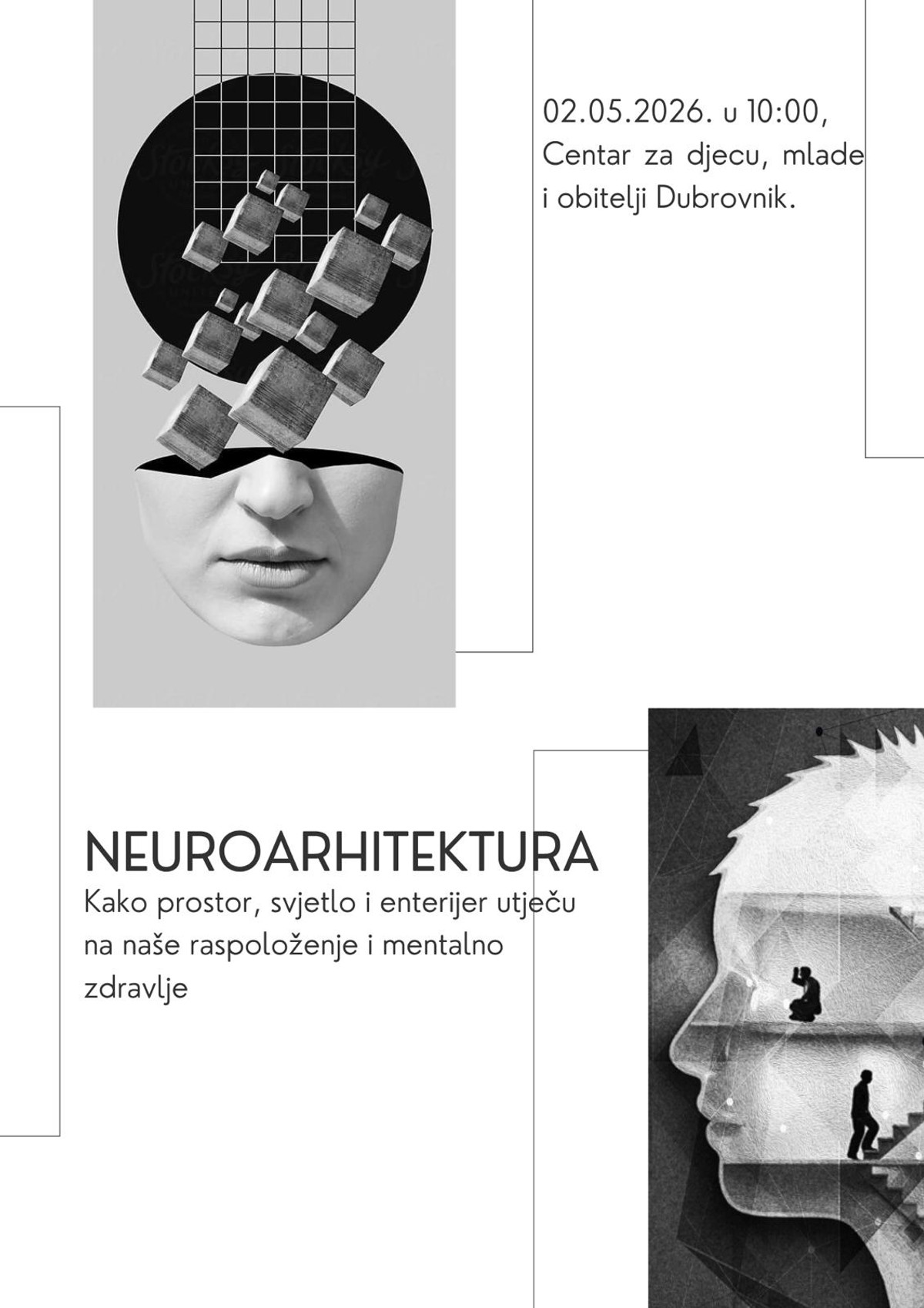 DUBROVNIK Otvorene prijave za zanimljivu radionicu ‘Neuroarhitektura’