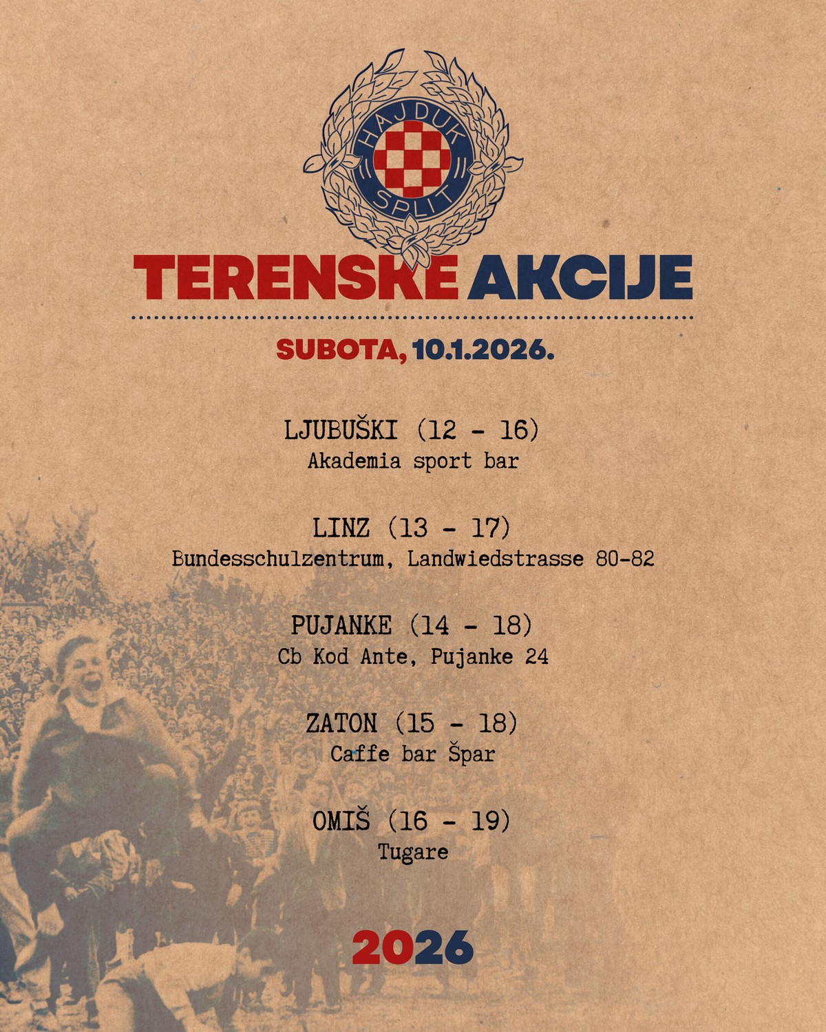 Krenule su terenske akcije, pogledajte gdje se sve ovaj vikend možete učlaniti