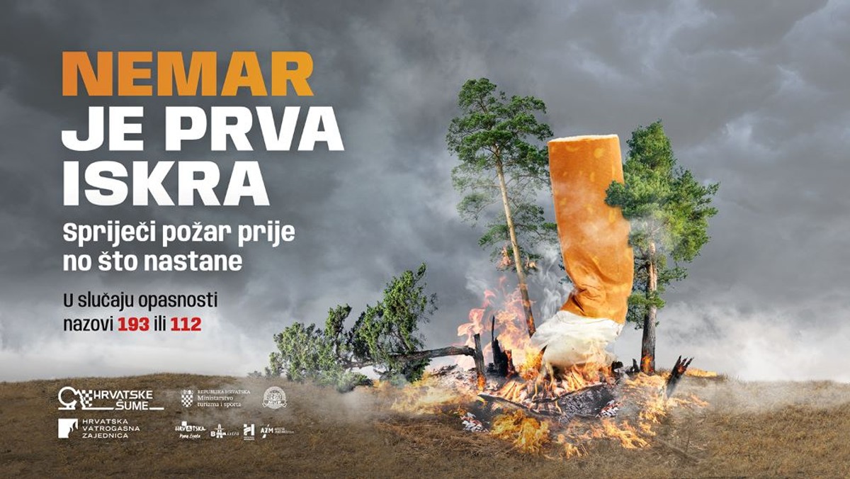 OPUŠAK, STAKLO, NEUGAŠENI PLAMEN Gotovo 90 posto požara uzrokuju ljudi, a nemar je prva iskra 