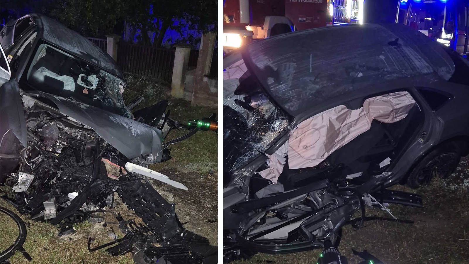 Jedna osoba poginula u teškoj nesreći u Slavoniji, vatrogasci objavili fotografije smrskanog vozila
