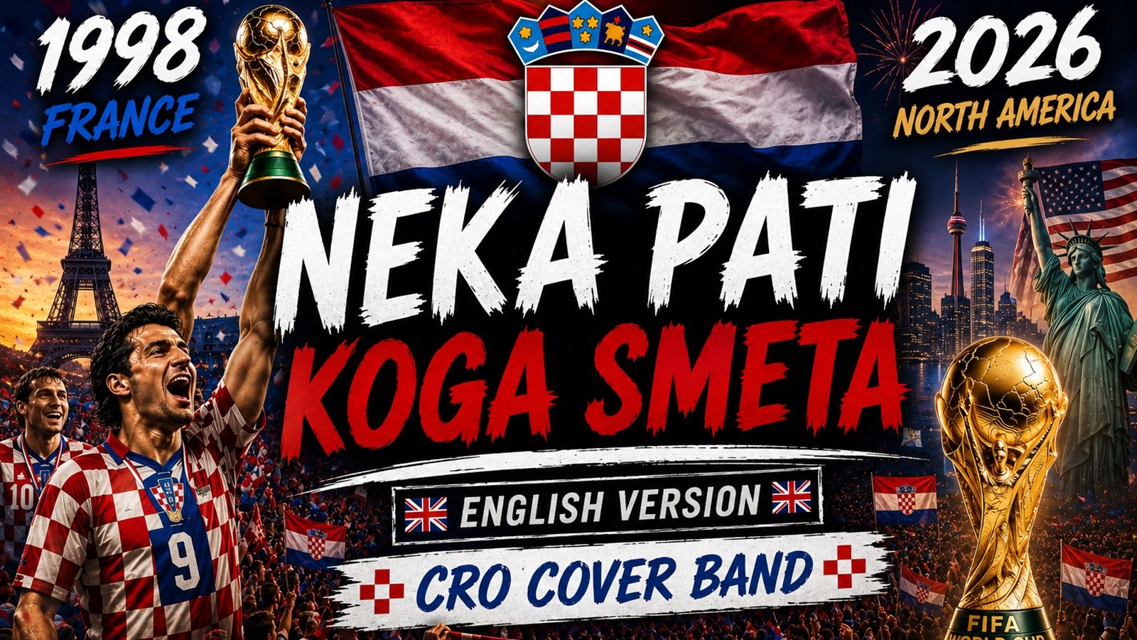 Kultni navijački hit dobio novo lice: 'Neka pati koga smeta' sada i na engleskom jeziku!