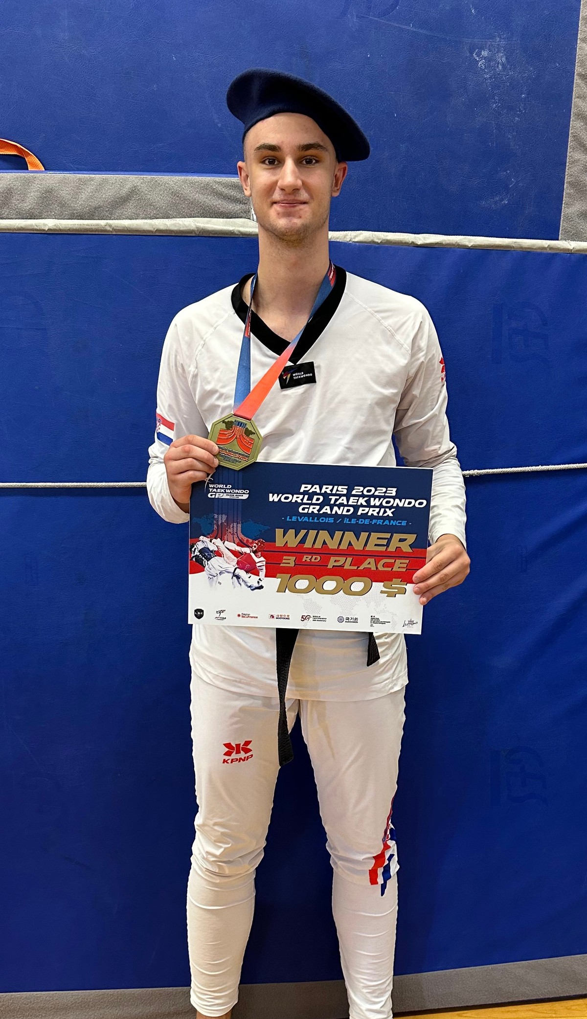 TAEKWONDO KLUB MARJAN: Fantastični teškaš Paško Božić do medalje na grand prixu