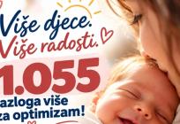 Ministarstvo demografije i useljeništva: 'Više djece, 1.055 više razloga za optimizam'