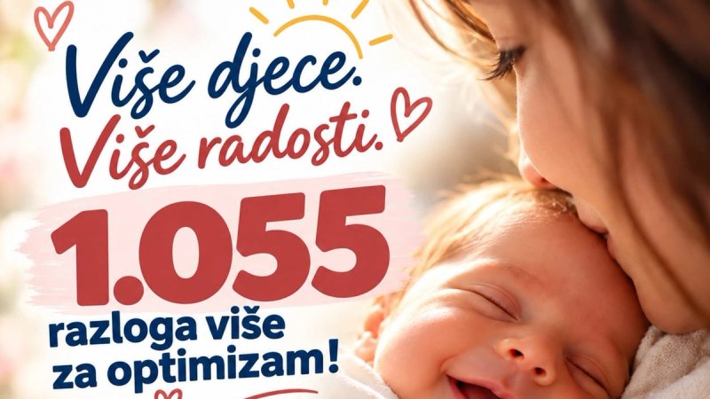 Ministarstvo demografije i useljeništva: 'Više djece, 1.055 više razloga za optimizam'
