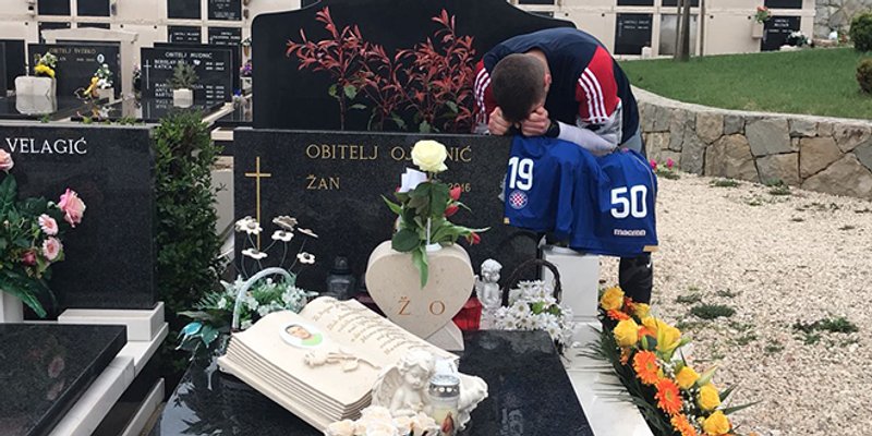 Hajdukov navijač ispunio zavjet za Žana Ojdanića