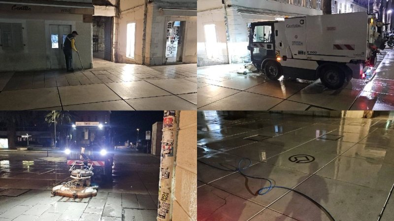 FILIGRANSKI POSAO Radnici Čistoće s tehnobetonske Rive ostrugali tisuće žvakaćih guma