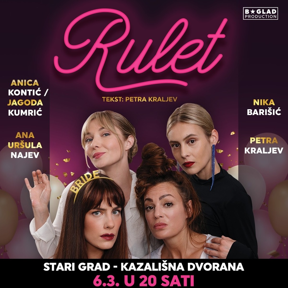 TEATAR UZ MORE: Vraća se komedija 'Rulet'