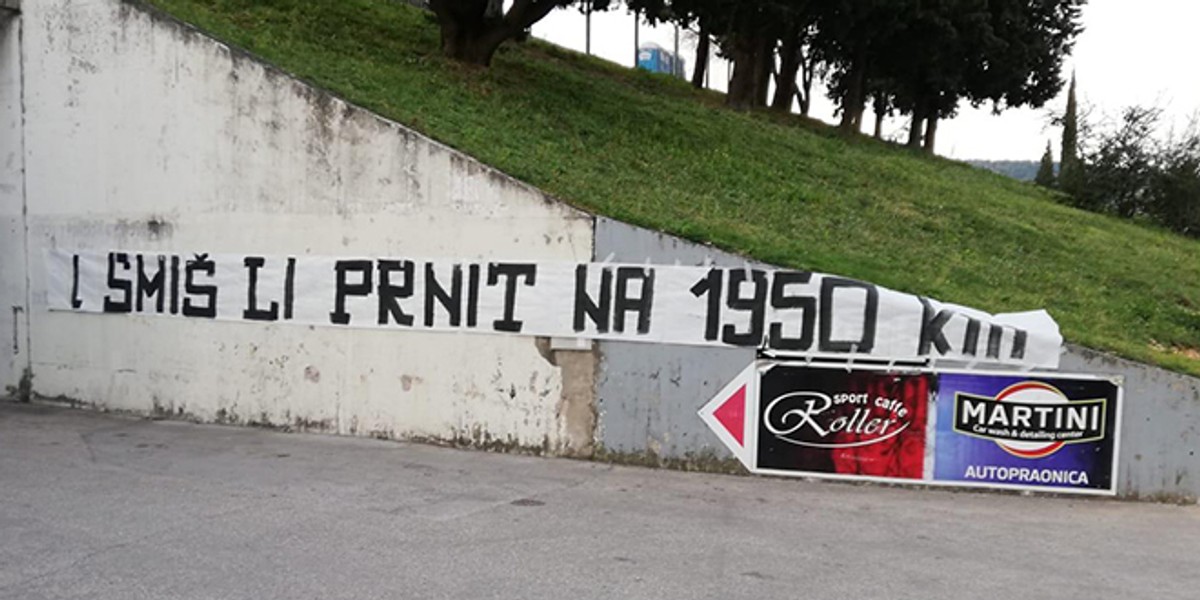 SPLITSKI ĐIR Poruke osvanule na ruti maratona