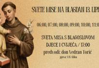 BLAGDAN JE SVETOG ANTE Posebno je voljen i štovan u Dalmaciji