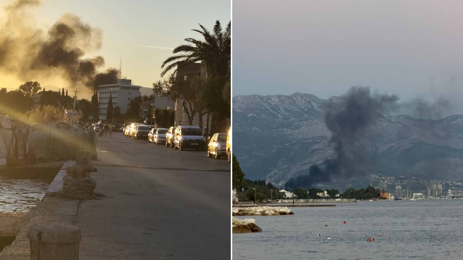 Gori u Kaštel Sućurcu