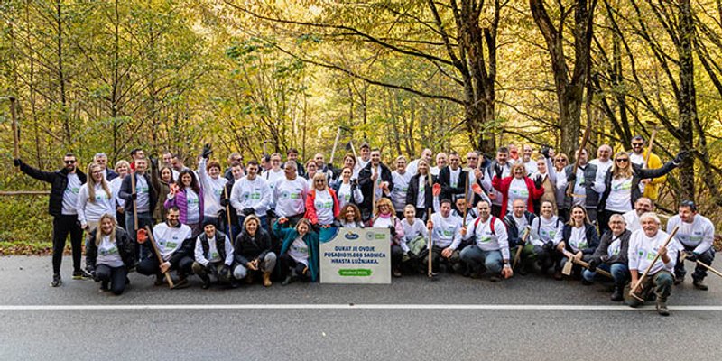 Najnoviji val Dukatovog projekta pošumljavanja - zahvaljujući dječjim crtežima  niče nova šuma od 11 tisuća sadnica 