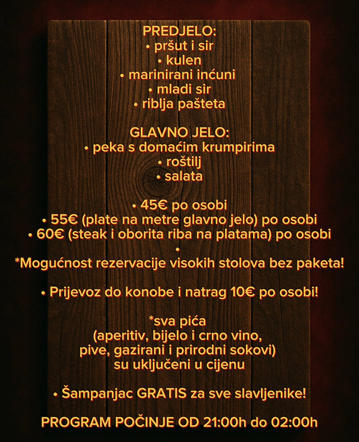 Vikend u Konobi Rudine: Glazba uživo, delicije i program za najmlađe