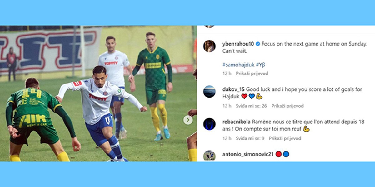 Poruka Hajdukovog Marokanca uoči jadranskog derbija...