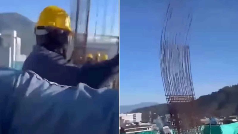 VIDEO Jeziva snimka iz Bogote: Prestravljeni građevinski radnici molili na vrhu nebodera koji se snažno ljuljao