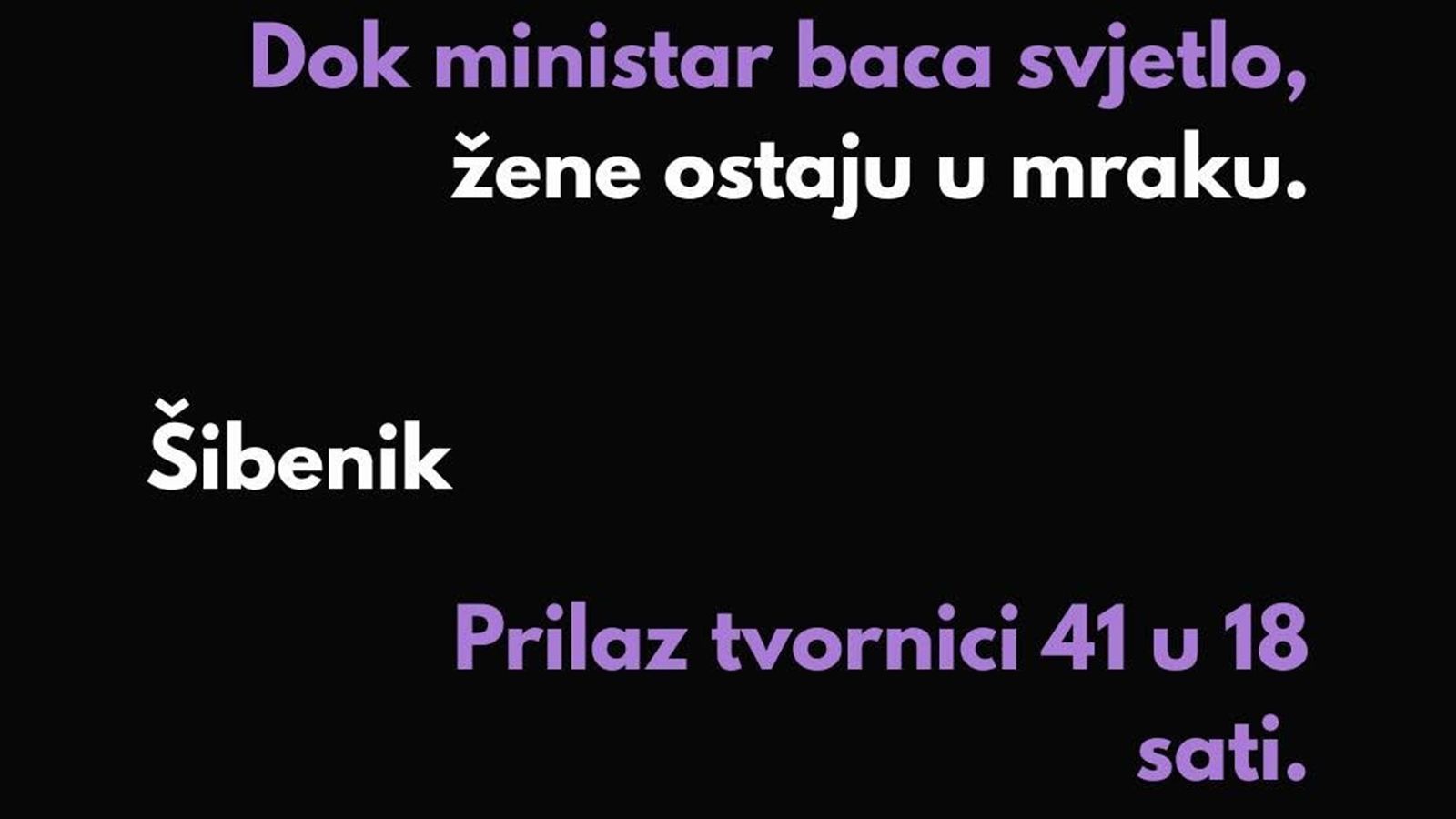 PRIDRUŽI SE Šibenik obilježava Nacionalni dan borbe protiv nasilja nad ženama