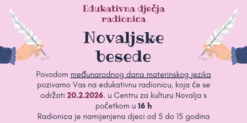 Radionica u Centru za kulturu Novalja posvećena riječima nona i nonića