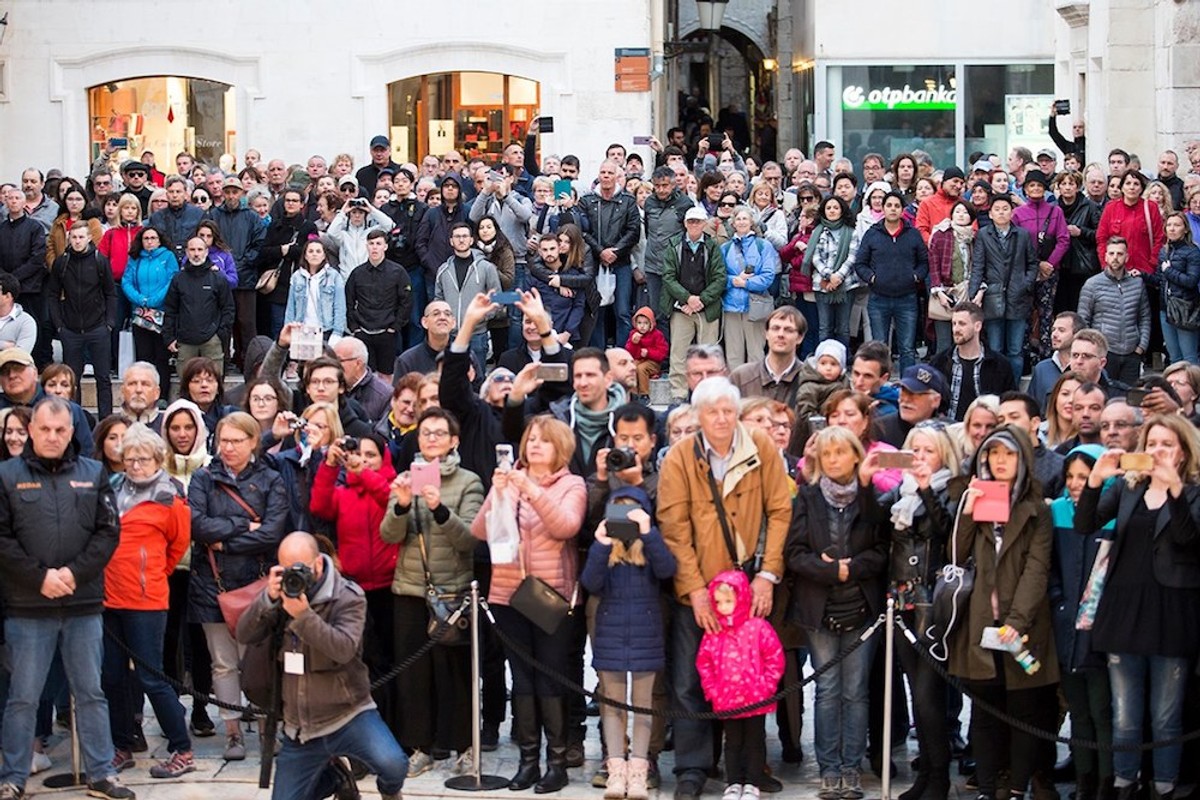 Mimohod ulicama Splita