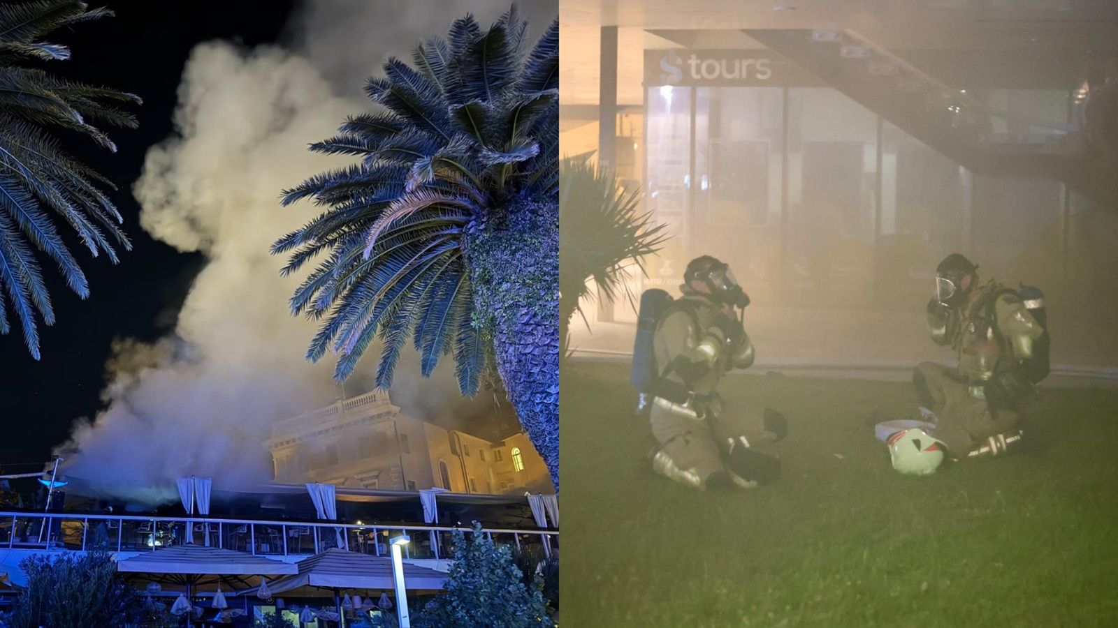FOTO/VIDEO Brzom i spretnom intervencijom splitski vatrogasci ugasili požar u restoranu Roof 68
