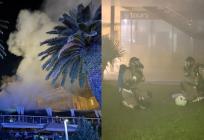 FOTO/VIDEO Brzom i spretnom intervencijom splitski vatrogasci ugasili požar u restoranu Roof 68
