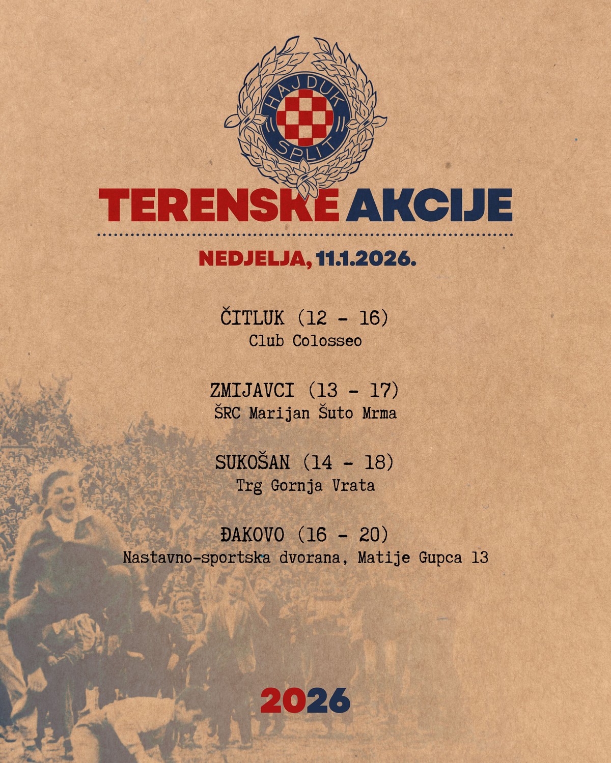 Krenule su terenske akcije, pogledajte gdje se sve ovaj vikend možete učlaniti